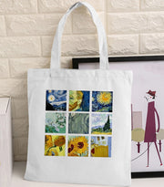 Van Gogh print canvas tote bag, view 24 - MRSLM