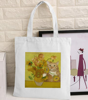 Van Gogh print canvas tote bag, view 26 - MRSLM