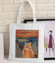 Van Gogh print canvas tote bag, view 27 - MRSLM