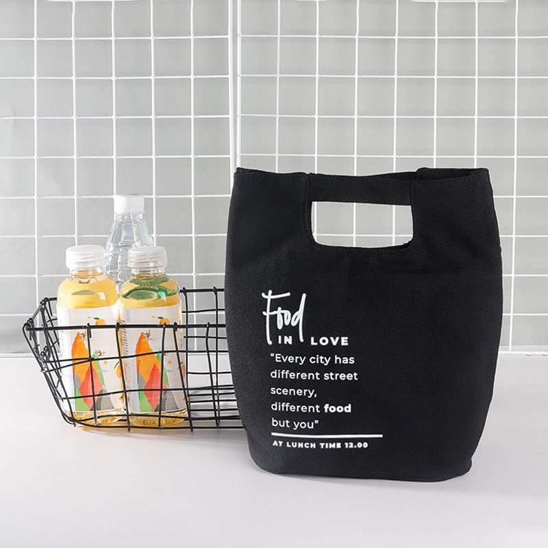 portable canvas lunch bag, view 23 - MRSLM