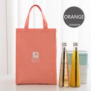 portable canvas lunch bag, view 5 - MRSLM