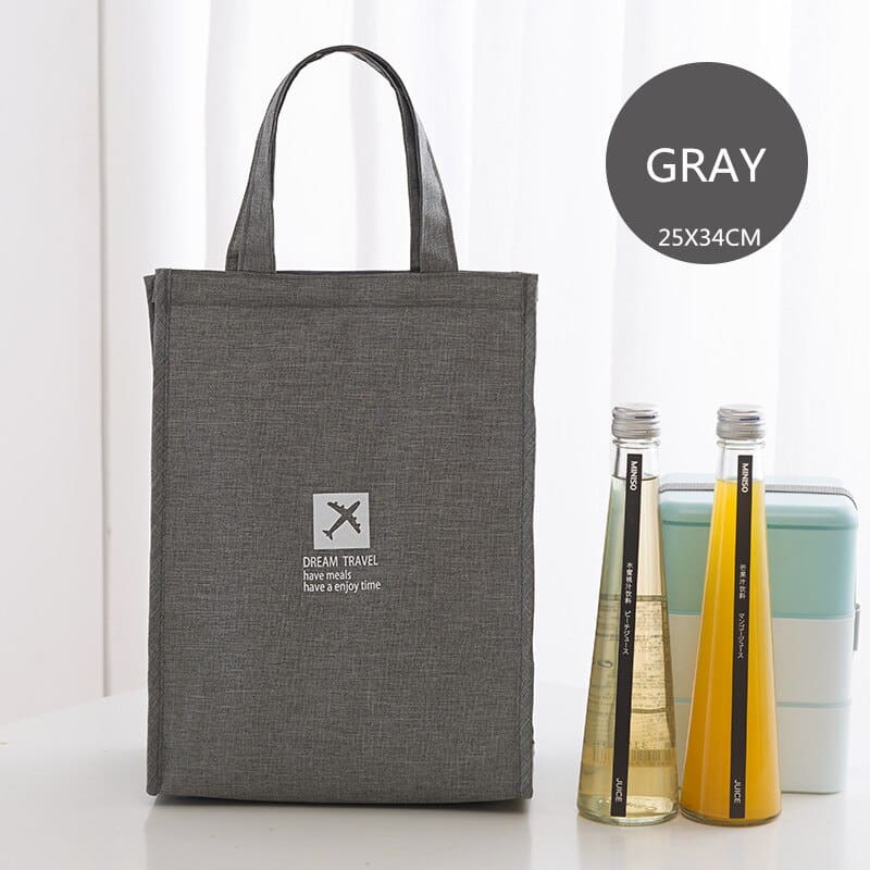 portable canvas lunch bag, view 9 - MRSLM