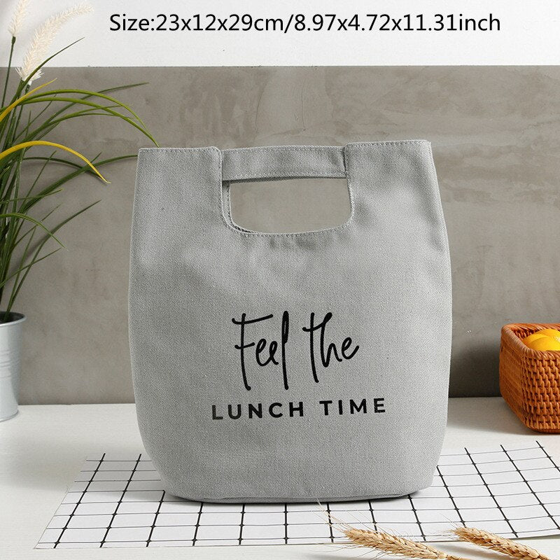 portable canvas lunch bag, view 11 - MRSLM