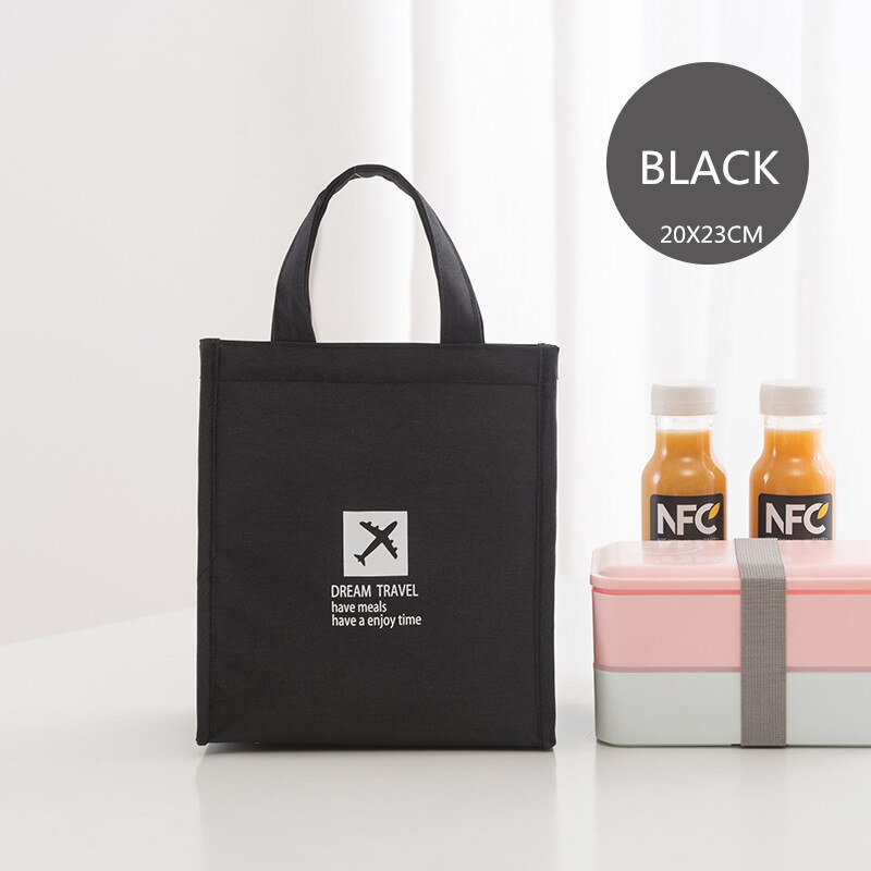 portable canvas lunch bag, view 17 - MRSLM