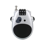 telescopic wire combination lock, view 3 - MRSLM