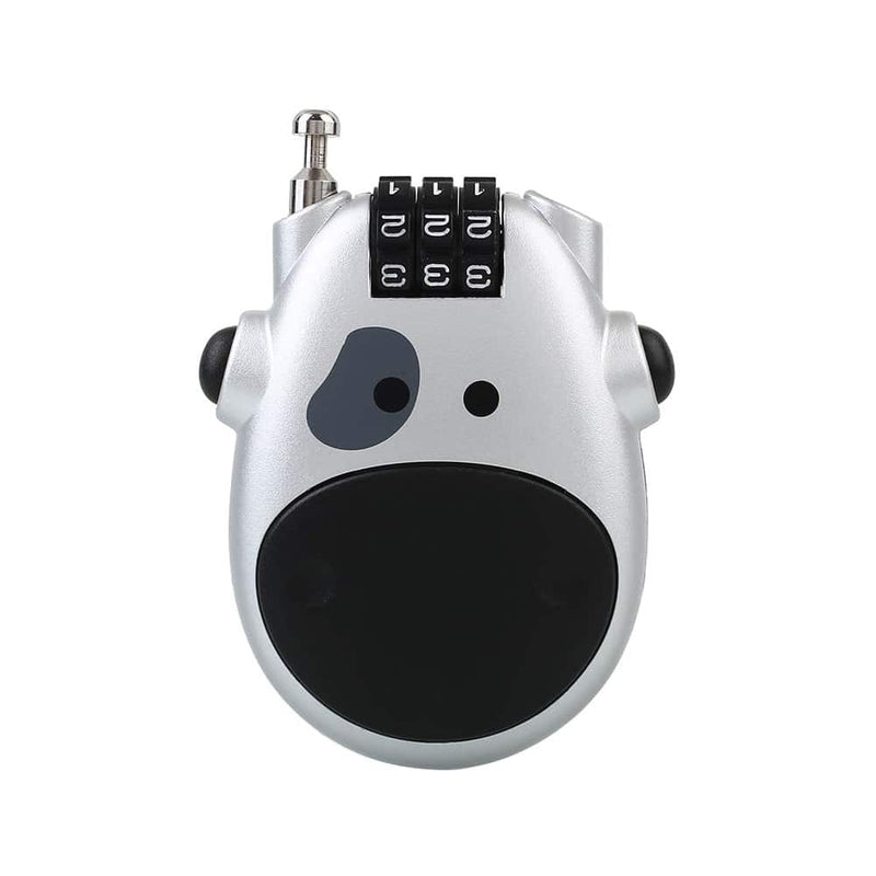 telescopic wire combination lock, view 3 - MRSLM