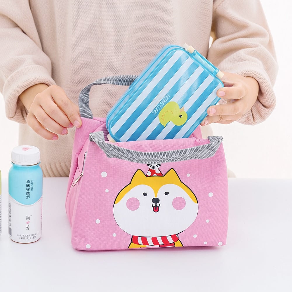 Children's Cartoon Insulated Lunch Bag