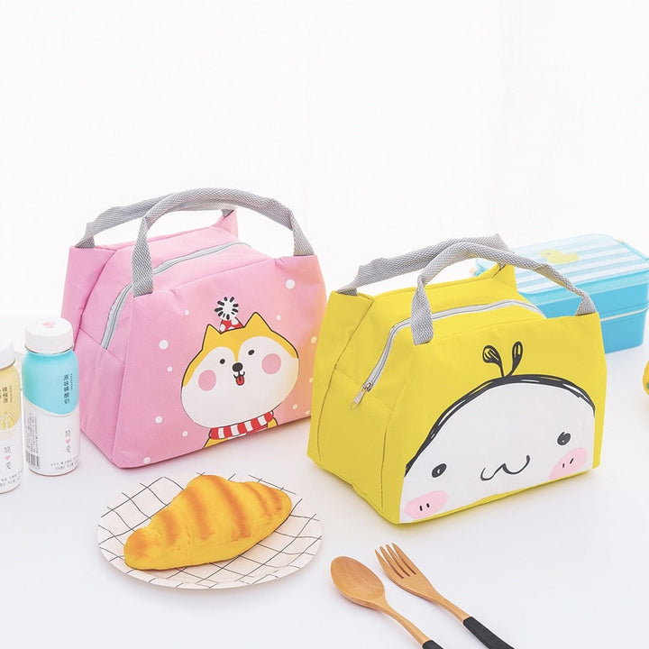 Children's Cartoon Insulated Lunch Bag