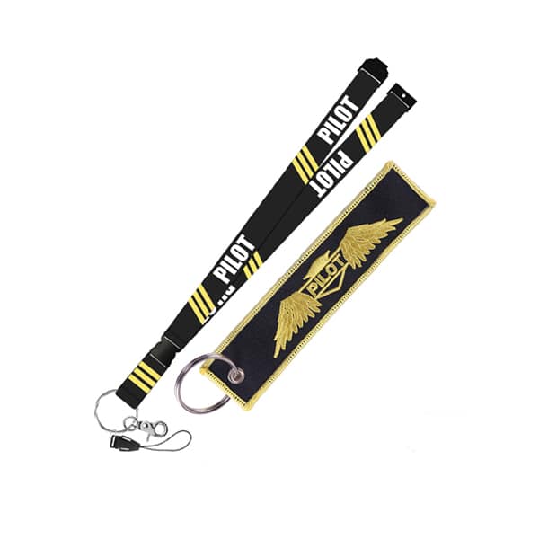 Pilot-Theme Cloth Lanyard