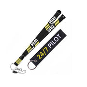 pilot-theme cloth lanyard, view 5 - MRSLM