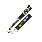 pilot-theme cloth lanyard, view 6 - MRSLM