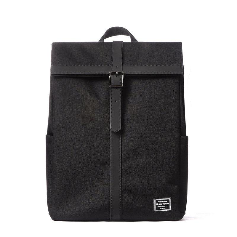 Women's solid color computer backpack, view 4 - MRSLM