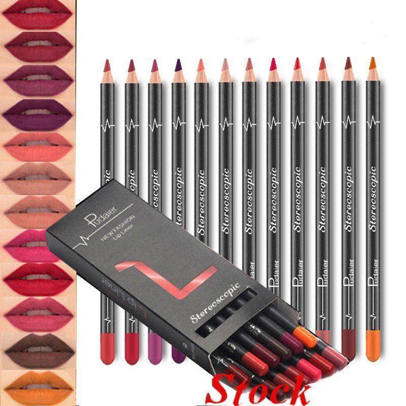 36 Color Lip Liner Waterproof Non-smudge Nude Color - MRSLM