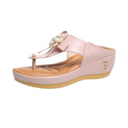 Women's wedge platform flip flops, view 7 - MRSLM