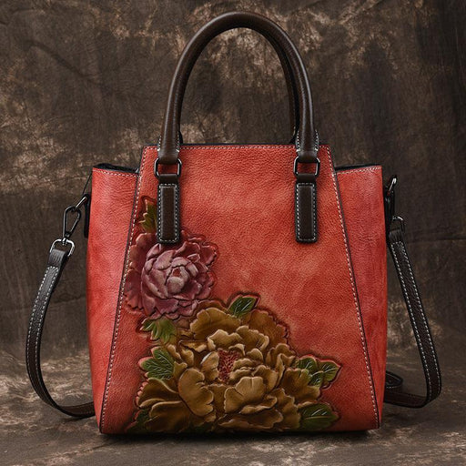 European and American Leather Retro Handbag - MRSLM