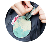 planet Earth luggage tag, view 9 - MRSLM