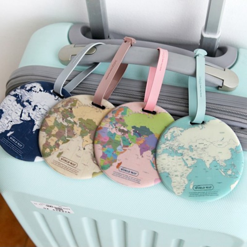 planet Earth luggage tag - MRSLM