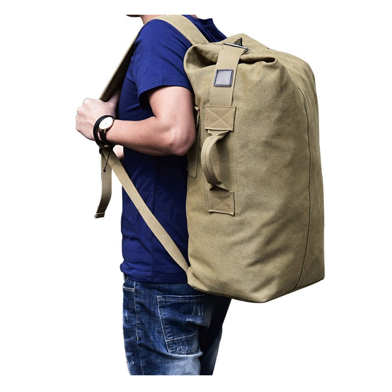 canvas travel backpack - MRSLM