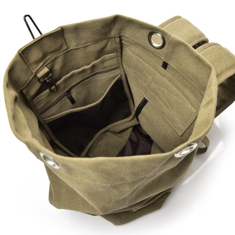 canvas travel backpack, view 18 - MRSLM