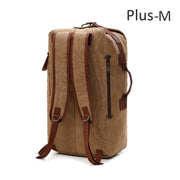 canvas travel backpack, view 2 - MRSLM