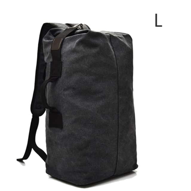 canvas travel backpack, view 8 - MRSLM