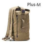 canvas travel backpack, view 13 - MRSLM
