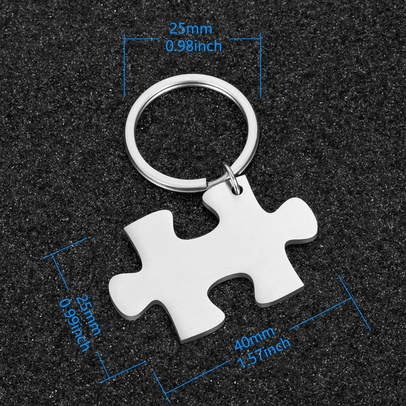 Couples keychain gift set, view 13 - MRSLM