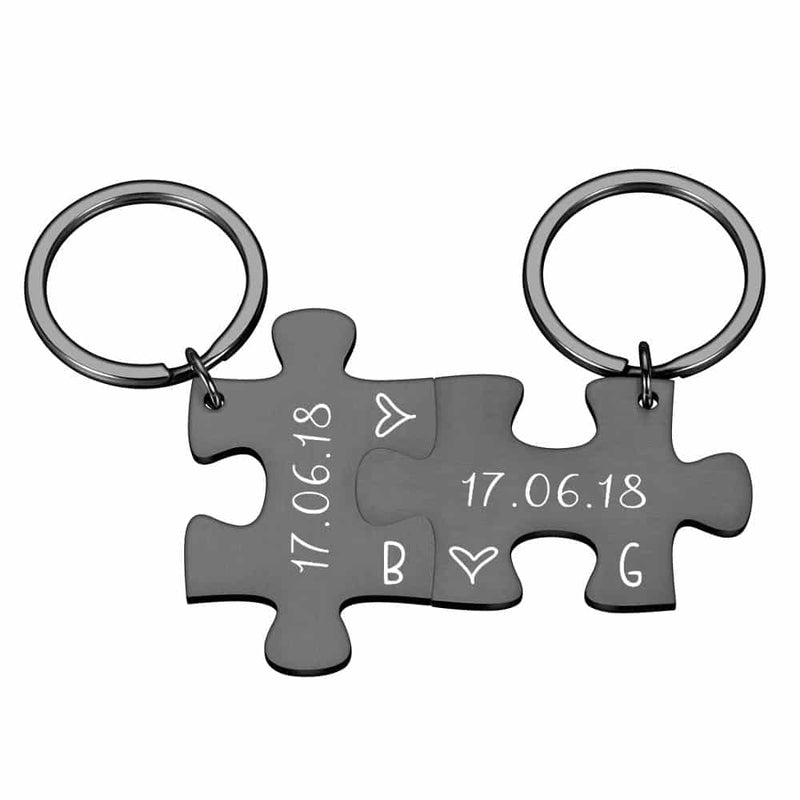 Couples keychain gift set, view 11 - MRSLM