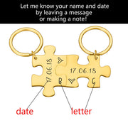 Couples keychain gift set, view 7 - MRSLM