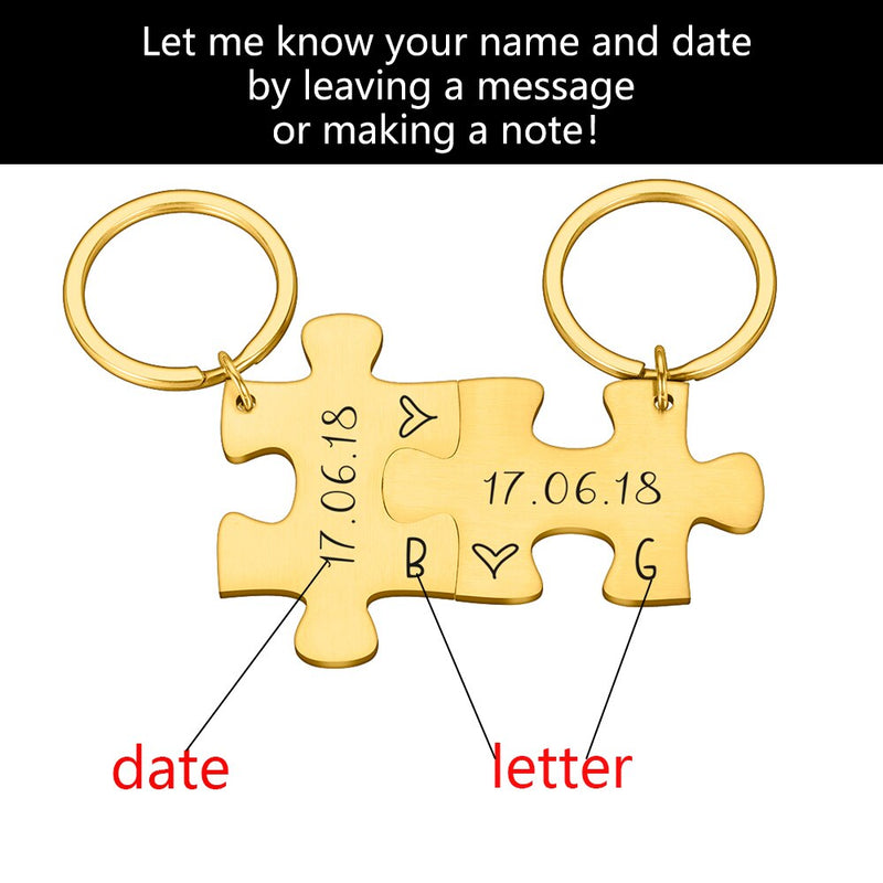 Couples keychain gift set, view 7 - MRSLM
