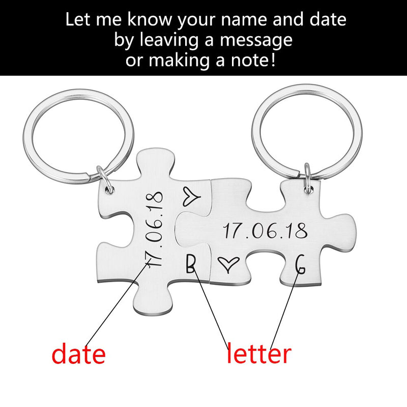 Couples keychain gift set, view 8 - MRSLM