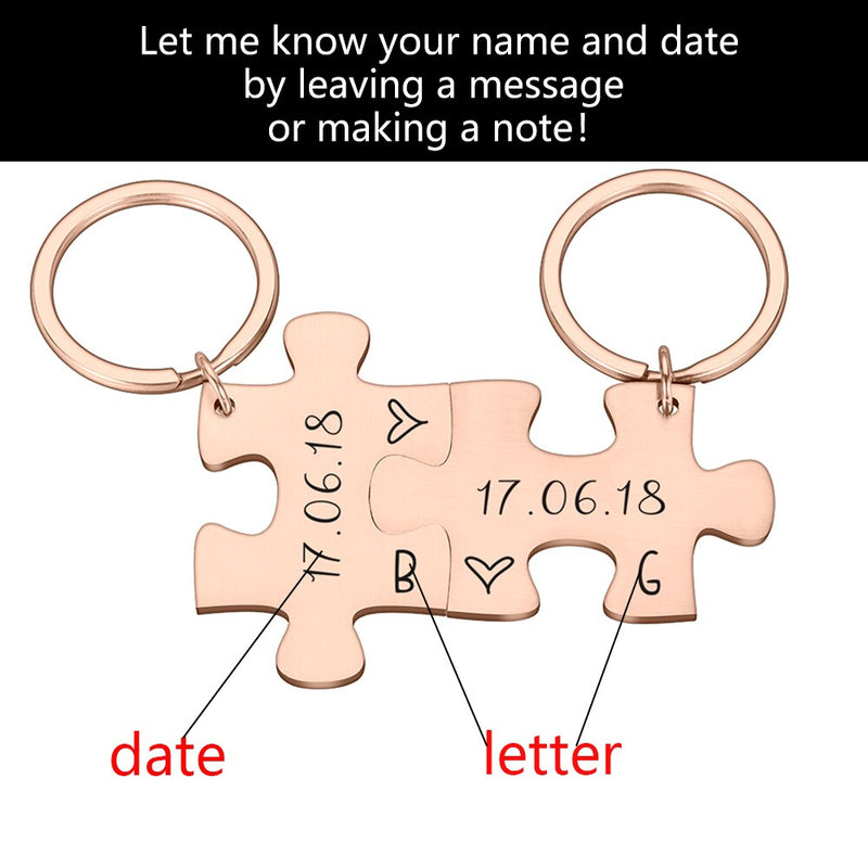 Couples keychain gift set, view 9 - MRSLM