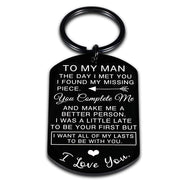 Couples keychain gift set, view 10 - MRSLM