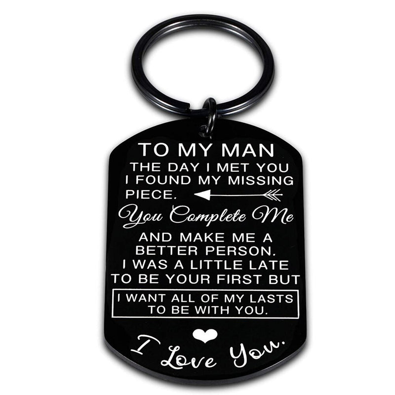 Couples keychain gift set, view 10 - MRSLM