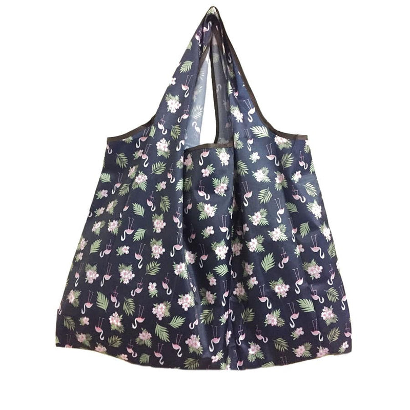large folding patterned shopping bag, view 8 - MRSLM