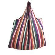 large folding patterned shopping bag, view 9 - MRSLM