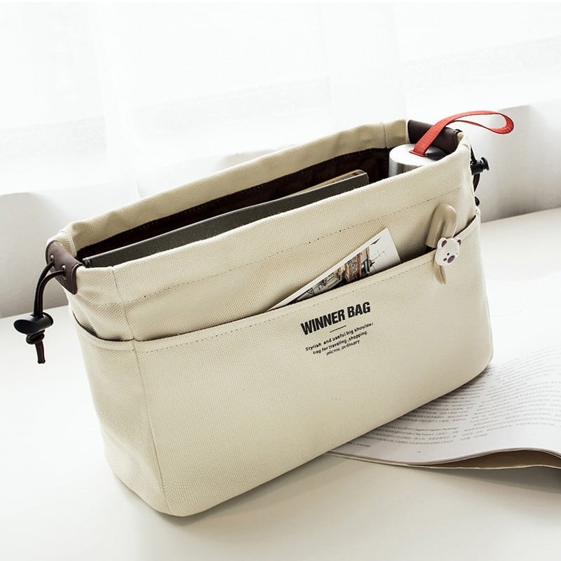 canvas travel cosmetic organizer - MRSLM