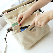 canvas travel cosmetic organizer, view 10 - MRSLM