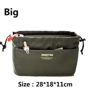canvas travel cosmetic organizer, view 3 - MRSLM