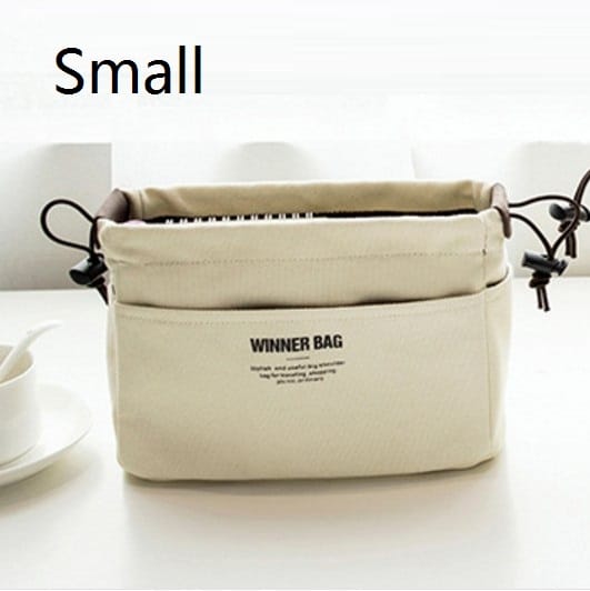 canvas travel cosmetic organizer, view 5 - MRSLM
