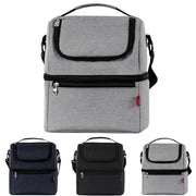 insulated shoulder lunch bag, view 5 - MRSLM