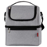 insulated shoulder lunch bag, view 2 - MRSLM