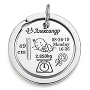 personalized metal keychain - MRSLM