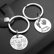 personalized metal keychain, view 9 - MRSLM