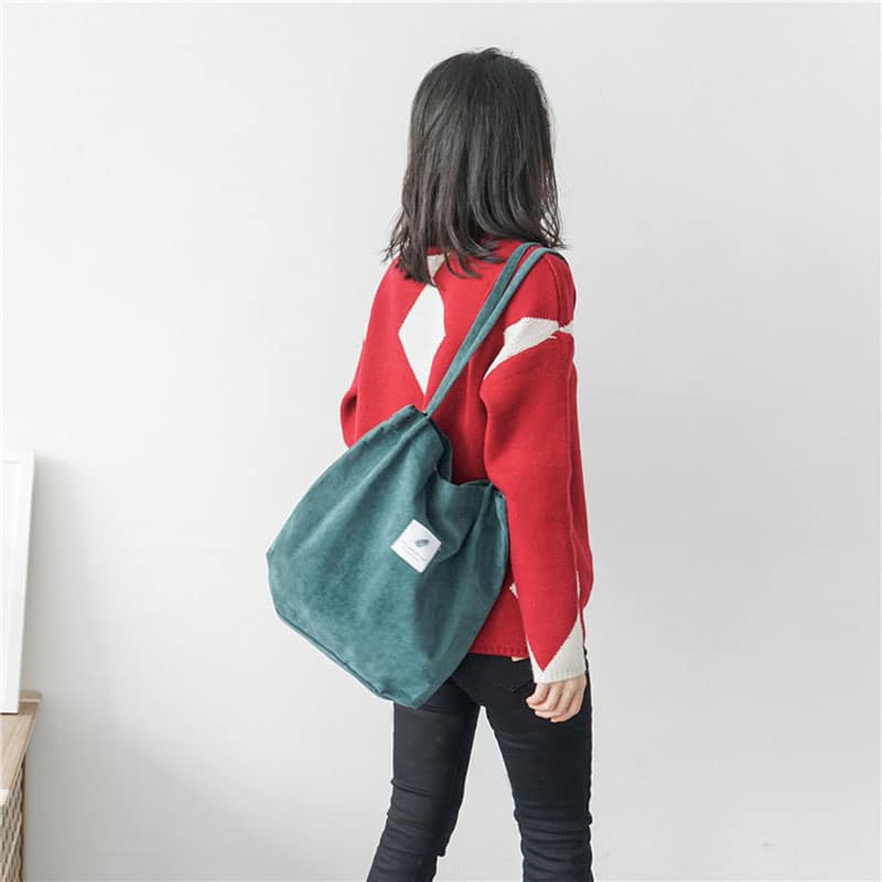 women's minimalist canvas shopper bag, view 14 - MRSLM