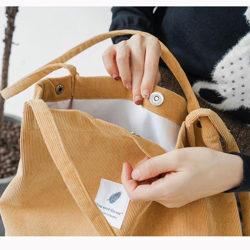 women's minimalist canvas shopper bag, view 12 - MRSLM
