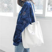 women's minimalist canvas shopper bag, view 2 - MRSLM
