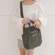 women's minimalist canvas shopper bag, view 10 - MRSLM