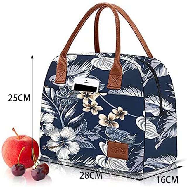 simple black cooler lunch bag, view 3 - MRSLM