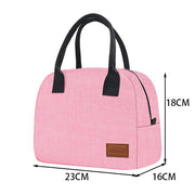simple black cooler lunch bag, view 4 - MRSLM